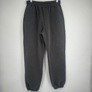 Comfrt Steel Gray Fleece Sweatpants Joggers Athletic Casual Lounge Size Large